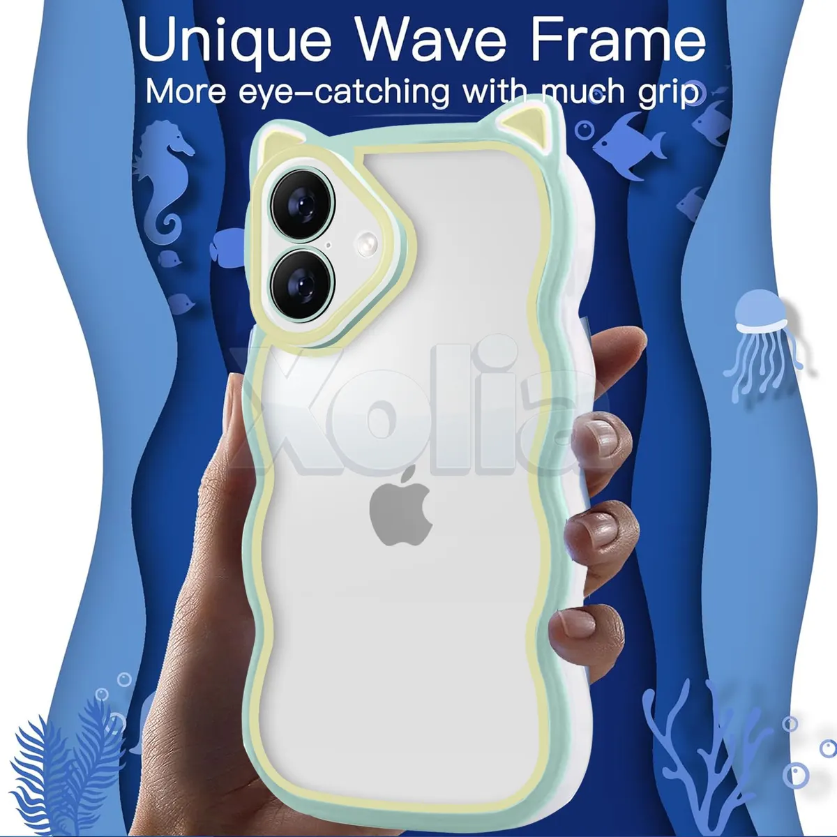 Xolia Back Cover for Apple iPhone 17 (Green, Silicon, Pack of: 1) — image 2 of 5