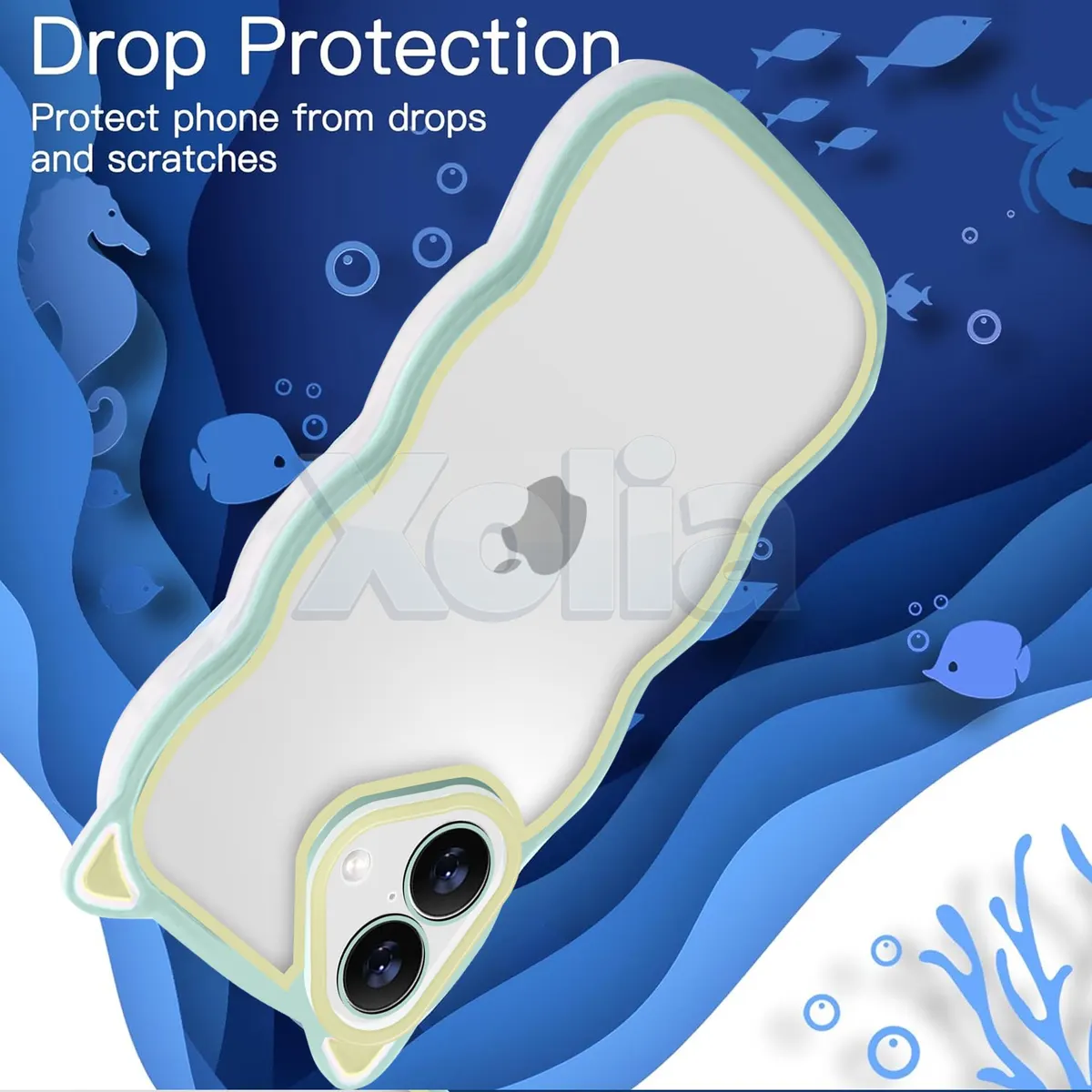 Xolia Back Cover for Apple iPhone 17 (Green, Silicon, Pack of: 1) — image 3 of 5