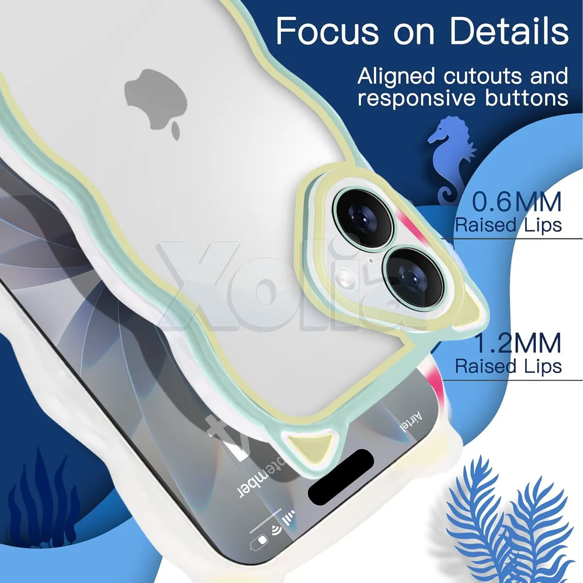 Xolia Back Cover for Apple iPhone 17 (Green, Silicon, Pack of: 1) — image 4 of 5