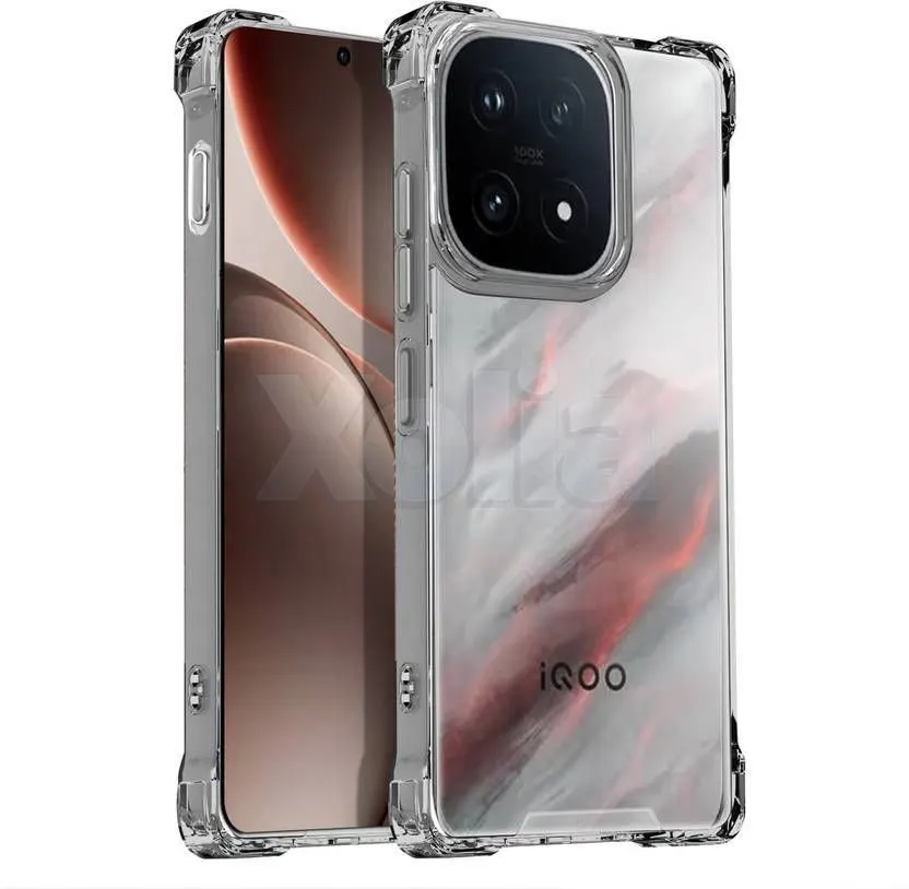 Xolia Back Cover for iQOO 15 5G (Transparent, Shock Proof, Polycarbonate, Silicon, Pack of: 1)