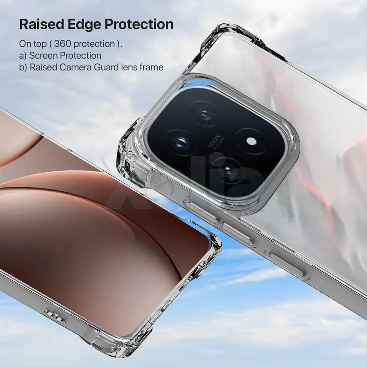 Xolia Back Cover for iQOO 15 5G (Transparent, Shock Proof, Polycarbonate, Silicon, Pack of: 1) — image 2 of 5