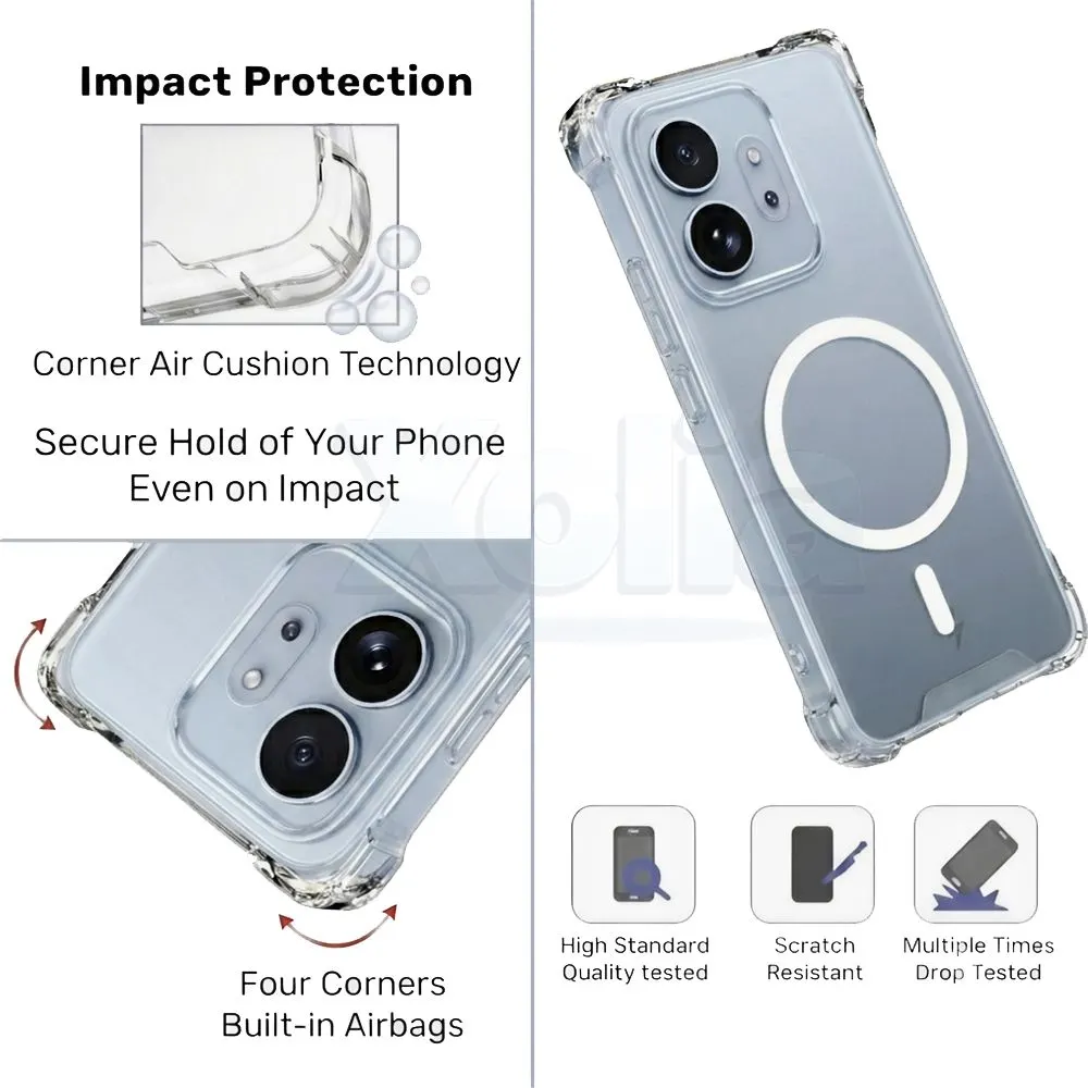 Xolia Back Cover for boltt EVO (Transparent, Shock Proof, Polycarbonate, Silicon, Pack of: 1) — image 3 of 4