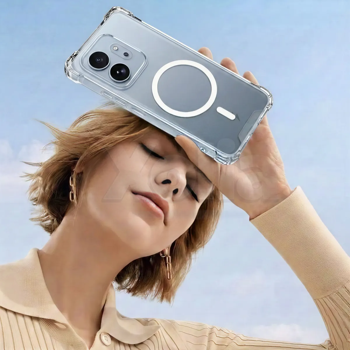 Xolia Back Cover for boltt EVO (Transparent, Shock Proof, Polycarbonate, Silicon, Pack of: 1) — image 4 of 4