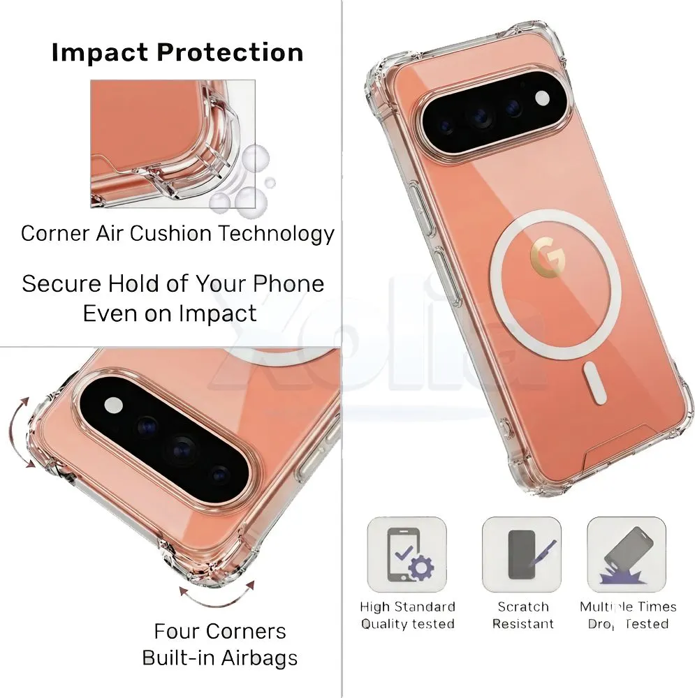 Xolia Back Cover for Google Pixel 11 Pro XL (Transparent, Shock Proof, Polycarbonate, Silicon, Pack of: 1) — image 3 of 4
