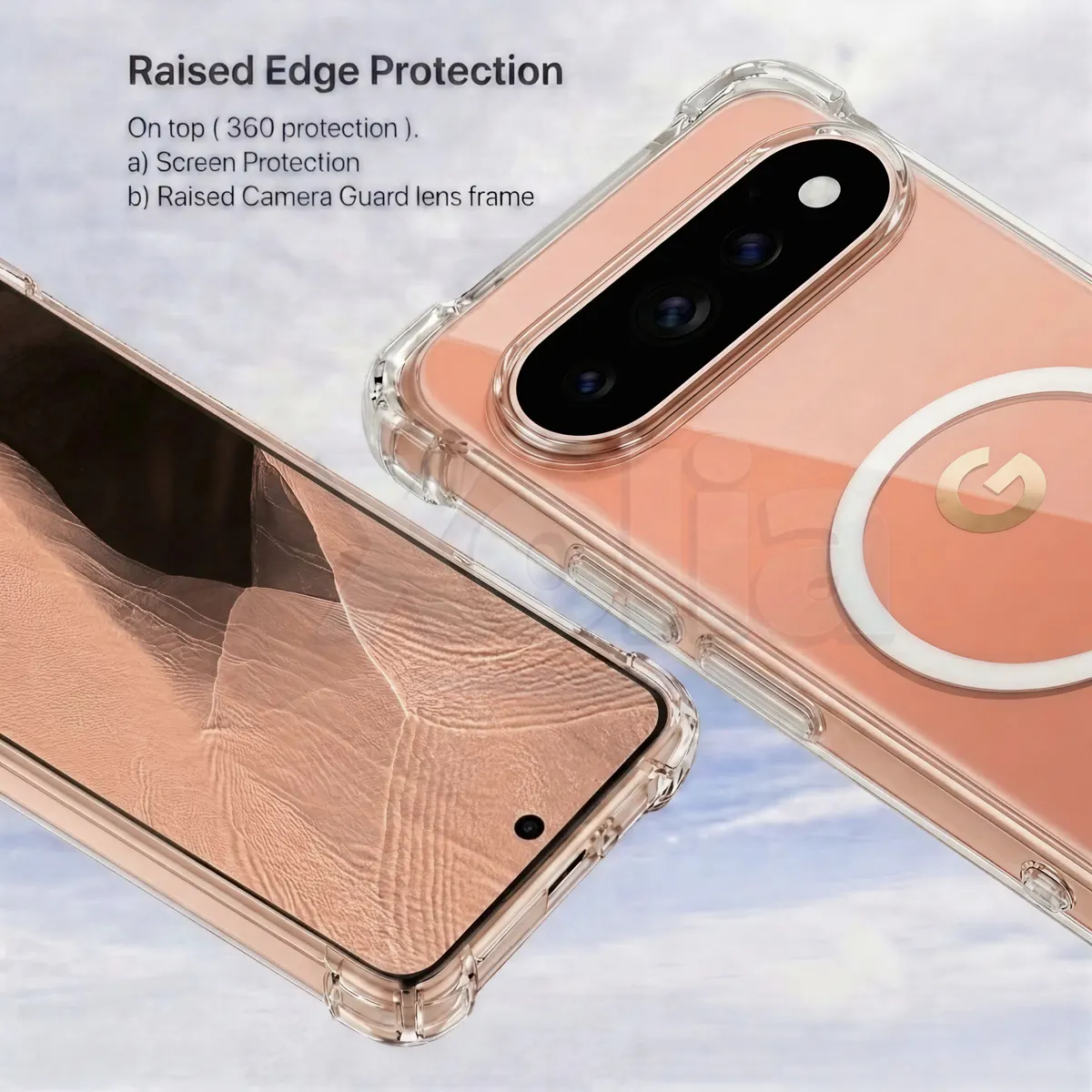 Xolia Back Cover for Google Pixel 11 Pro (Transparent, Shock Proof, Polycarbonate, Silicon, Pack of: 1) — image 3 of 5