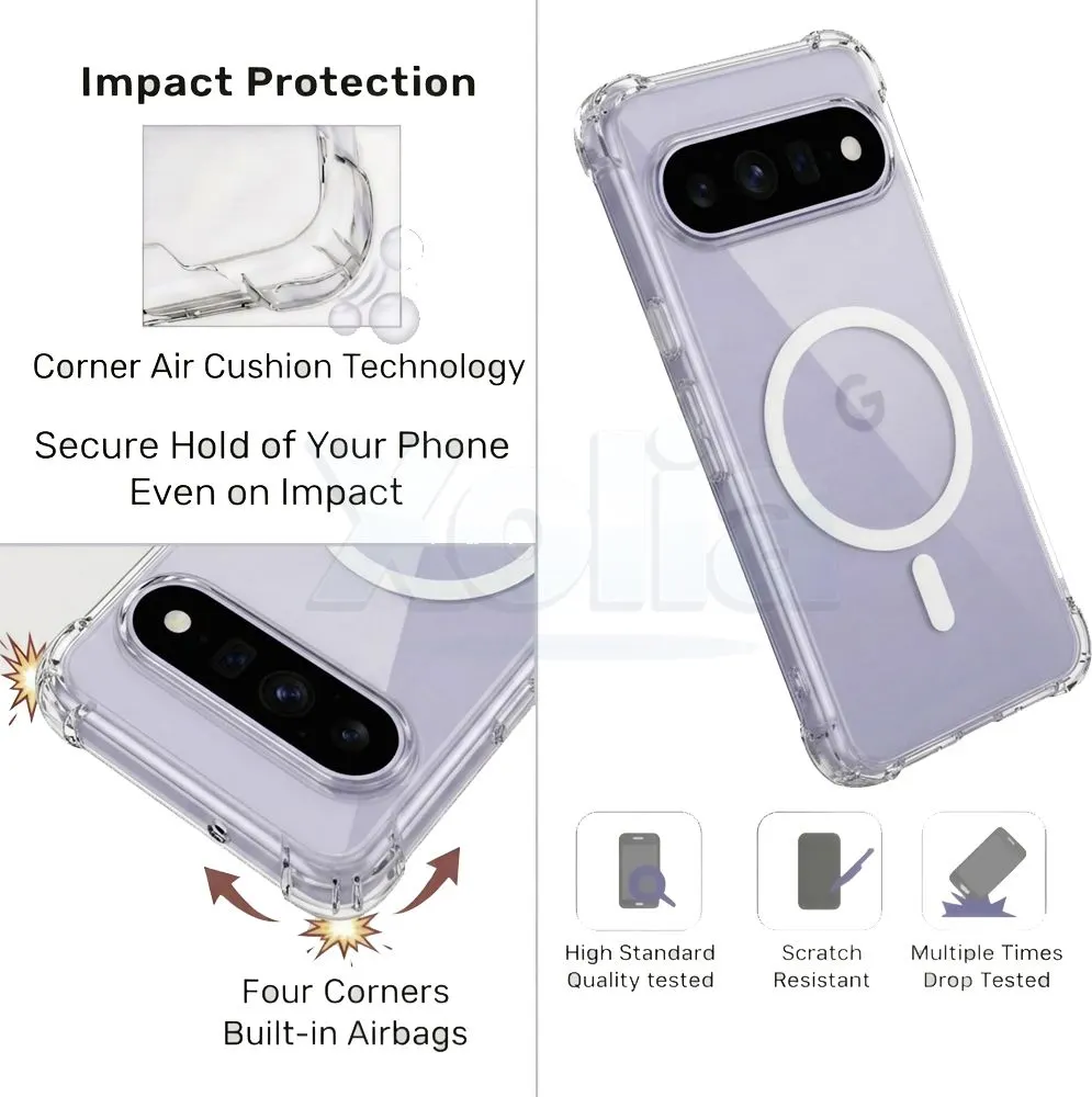 Xolia Back Cover for Google Pixel 11 (Transparent, Shock Proof, Polycarbonate, Silicon, Pack of: 1) — image 3 of 4