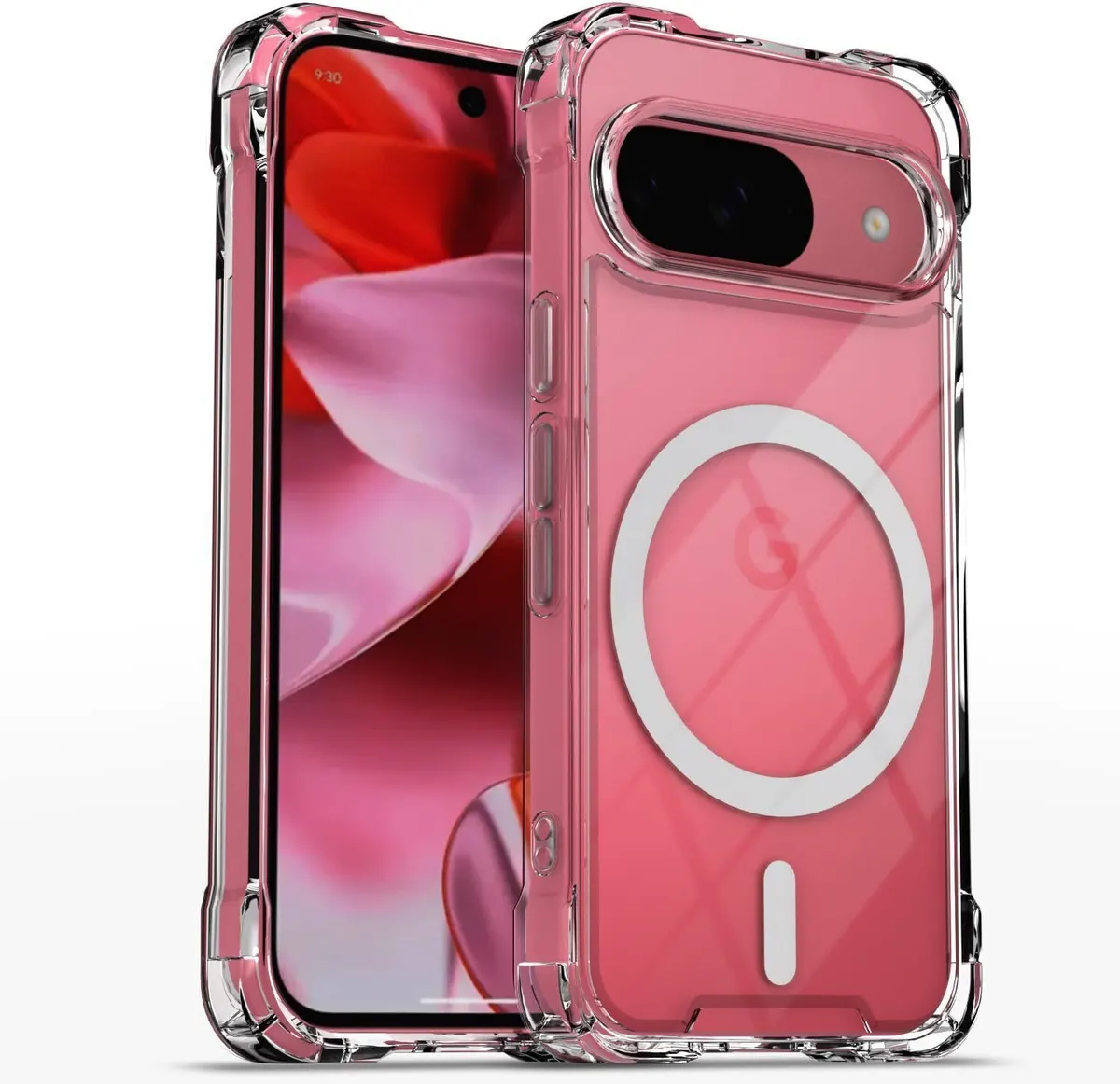 Xolia Back Cover for Google Pixel 9 (Transparent, Shock Proof, Polycarbonate, Silicon, Pack of: 1)