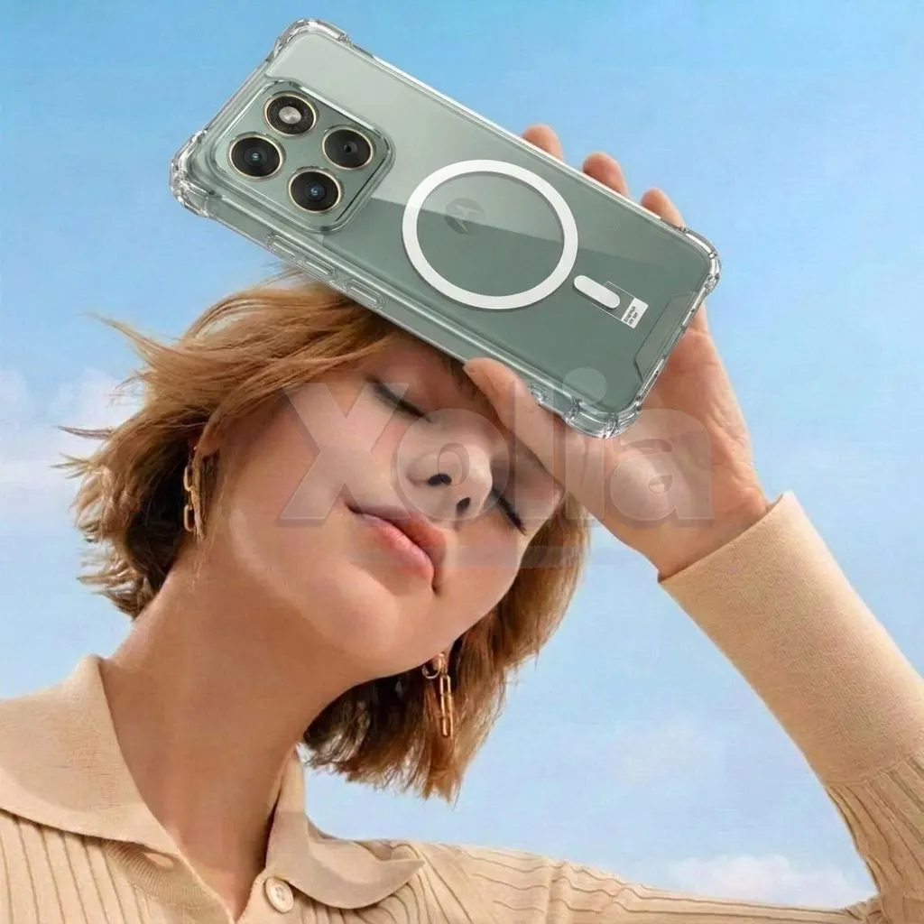Xolia Back Cover for Motorola Edge 70 5G (Transparent, Shock Proof, Polycarbonate, Silicon, Pack of: 1) — image 5 of 5