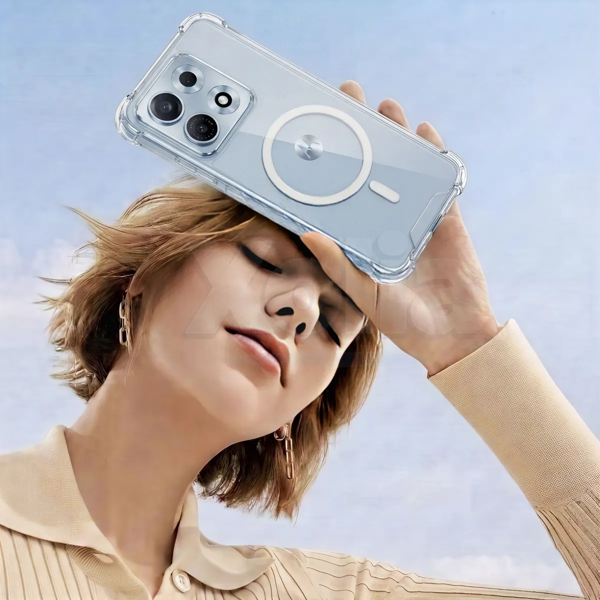 Xolia Back Cover for MOTOROLA Edge 70 Max (Transparent, Shock Proof, Polycarbonate, Silicon, Pack of: 1) — image 5 of 5