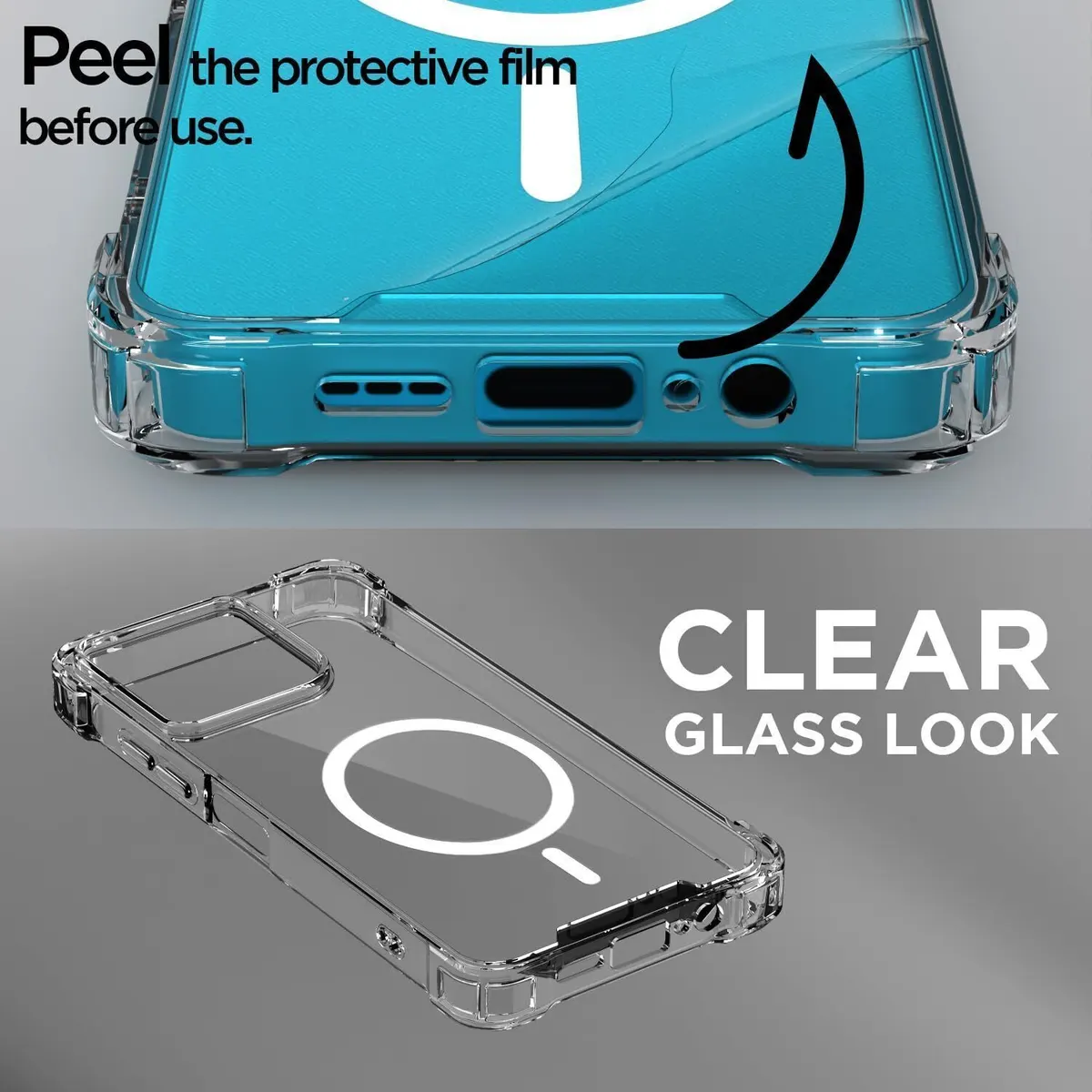 Xolia Back Cover for Motorola Moto G57 Power 5G (Transparent, Shock Proof, Polycarbonate, Silicon, Pack of: 1) — image 5 of 5