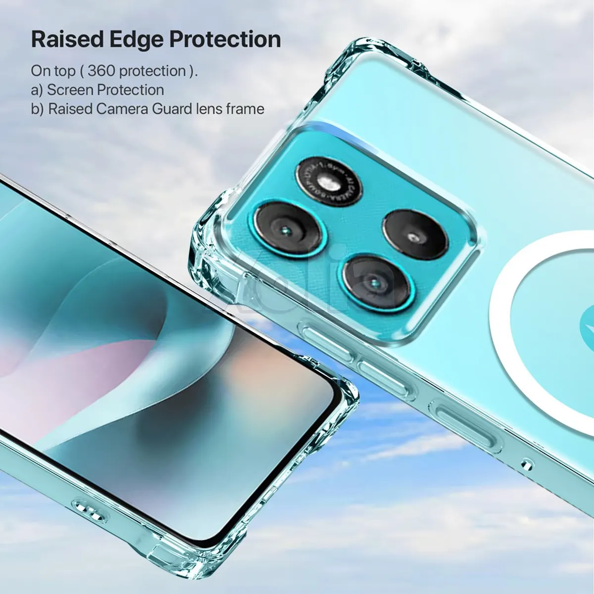 Xolia Back Cover for Motorola Moto G86 Power 5G (Transparent, Shock Proof, Polycarbonate, Silicon, Pack of: 1) — image 2 of 5