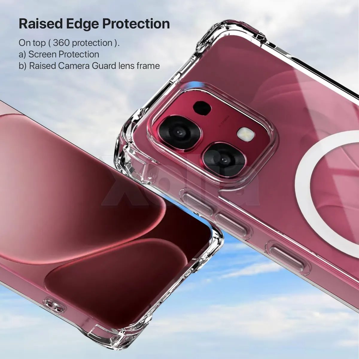 Xolia Back Cover for OPPO F31 5G (Transparent, Shock Proof, Polycarbonate, Silicon, Pack of: 1) — image 2 of 5