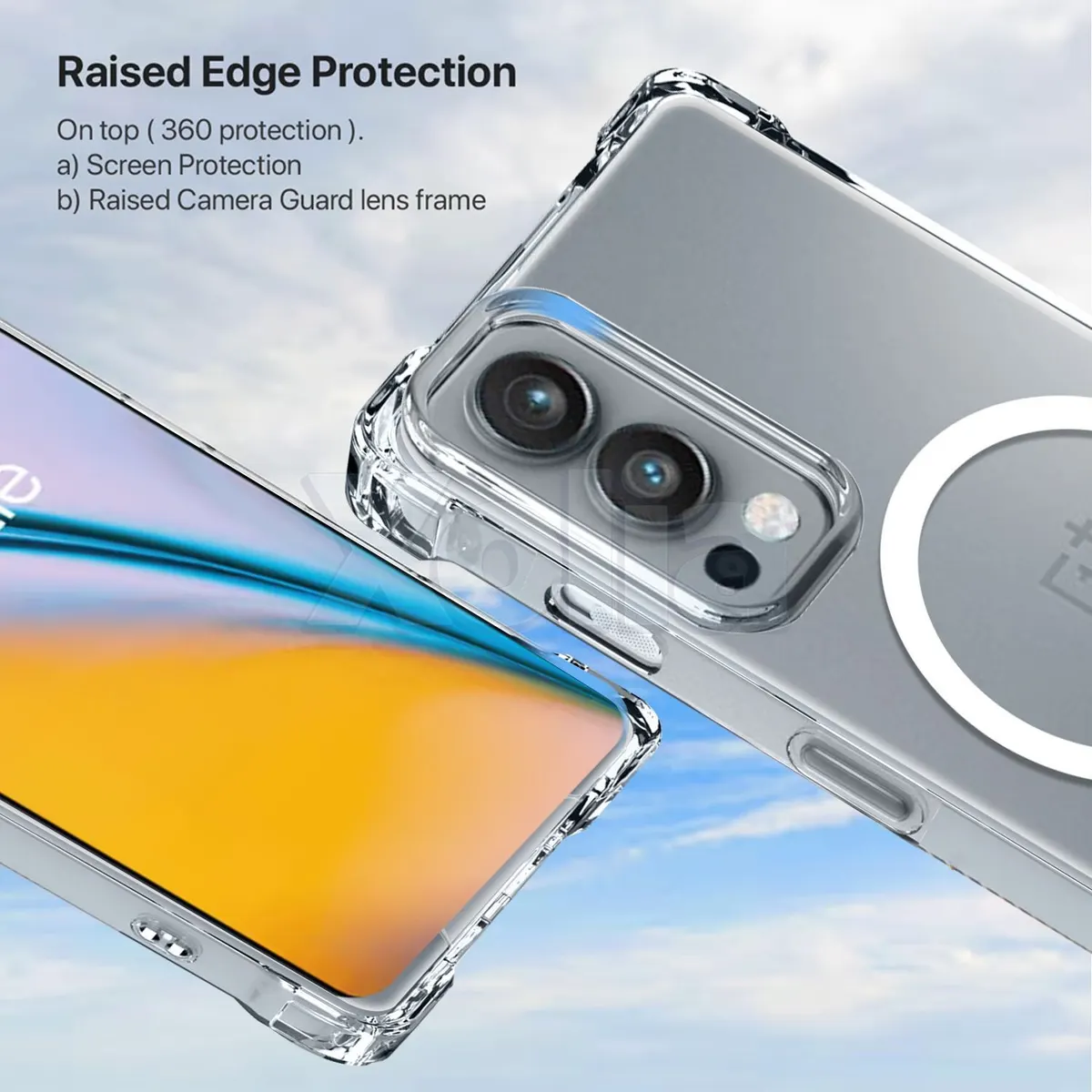Xolia Back Cover for ONEPLUS NORD 2 (Transparent, Shock Proof, Polycarbonate, Silicon, Pack of: 1) — image 2 of 5