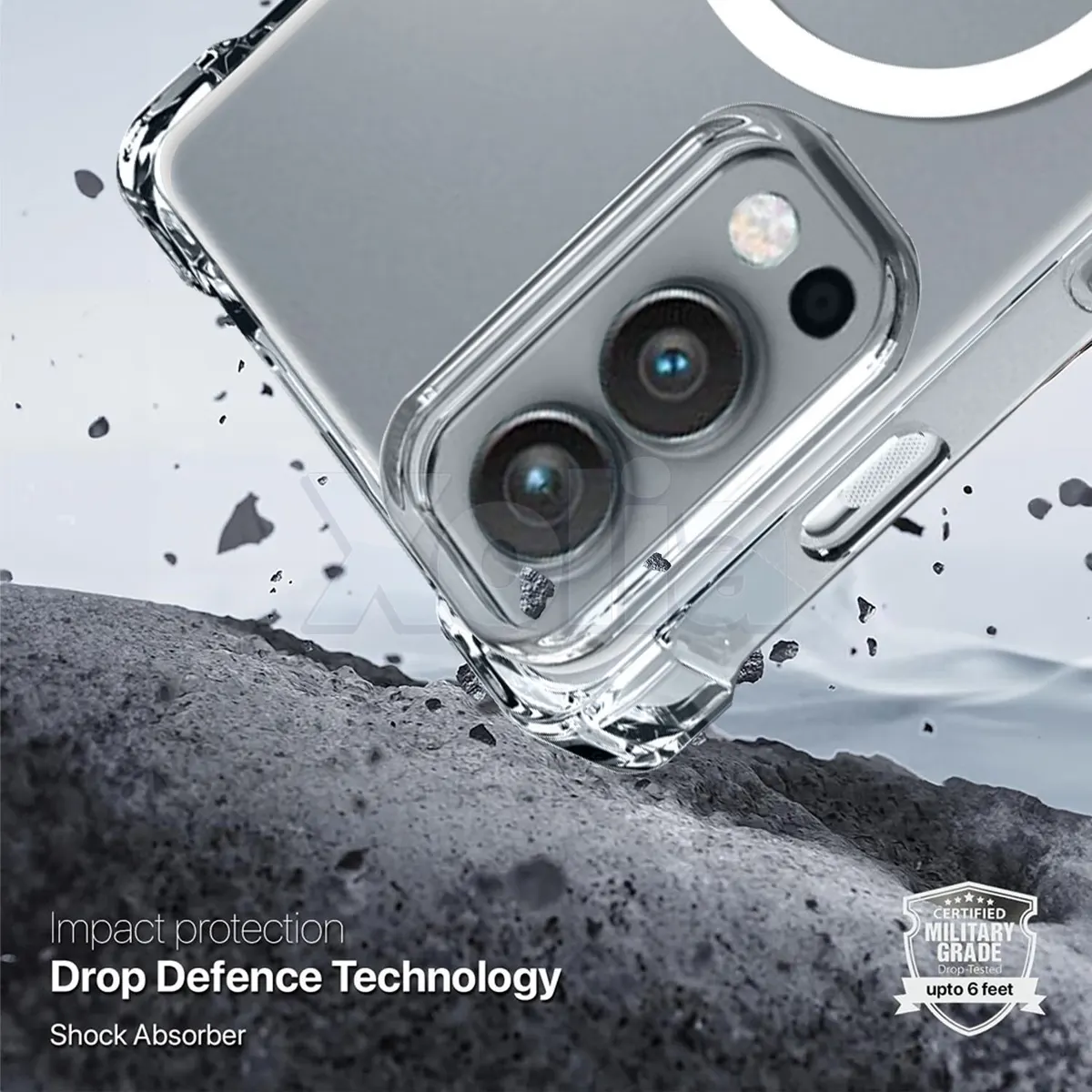 Xolia Back Cover for ONEPLUS NORD 2 (Transparent, Shock Proof, Polycarbonate, Silicon, Pack of: 1) — image 4 of 5