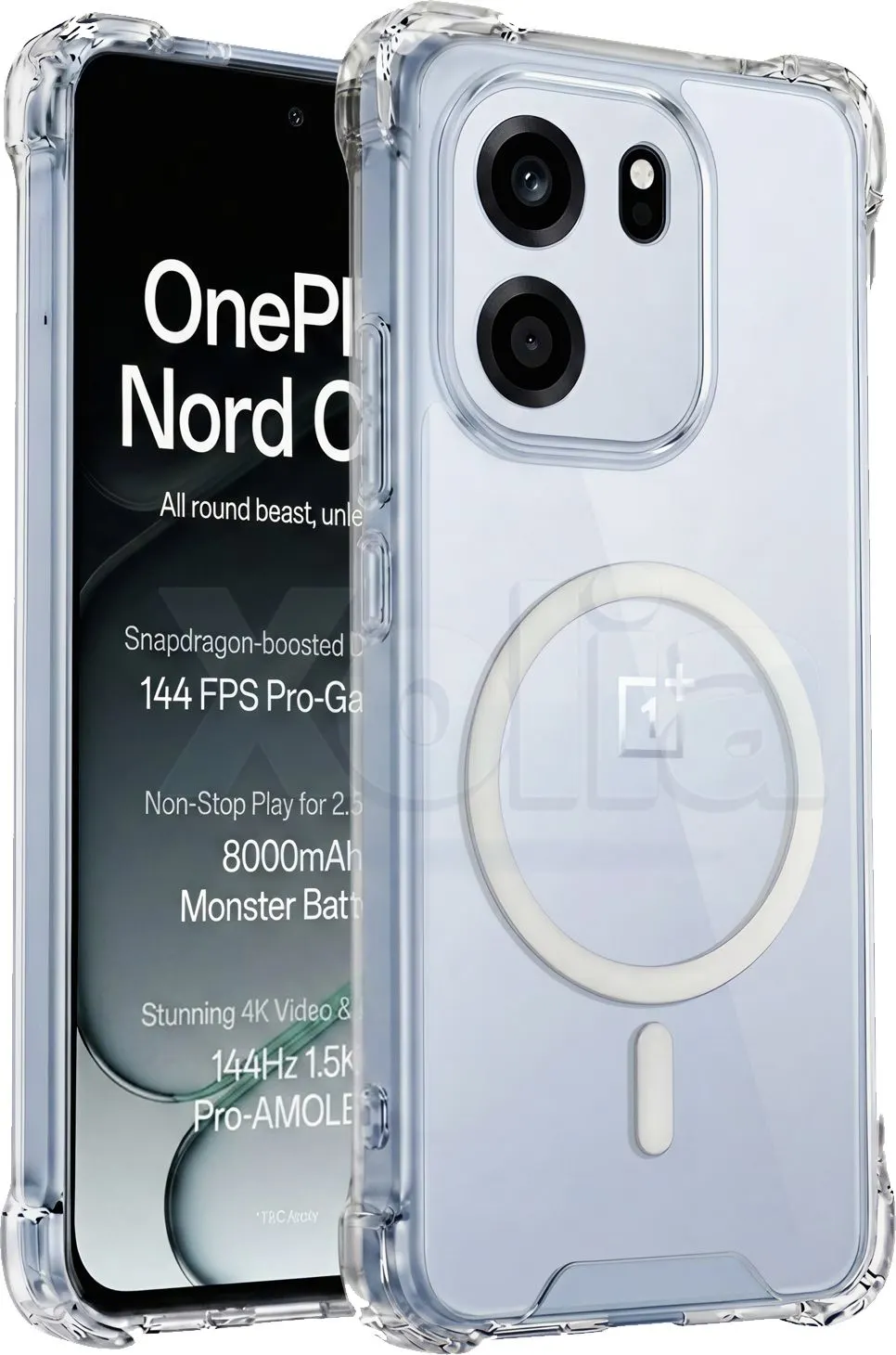 Xolia Back Cover for OnePlus Nord Ce 6 5G (Transparent, Shock Proof, Polycarbonate, Silicon, Pack of: 1)