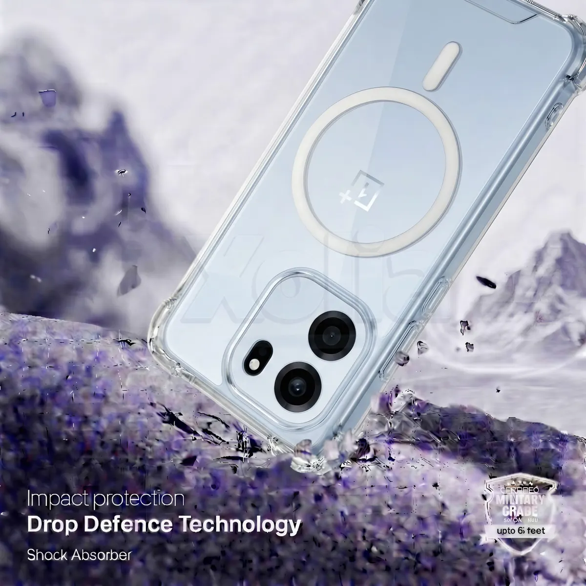 Xolia Back Cover for OnePlus Nord Ce 6 5G (Transparent, Shock Proof, Polycarbonate, Silicon, Pack of: 1) — image 3 of 5