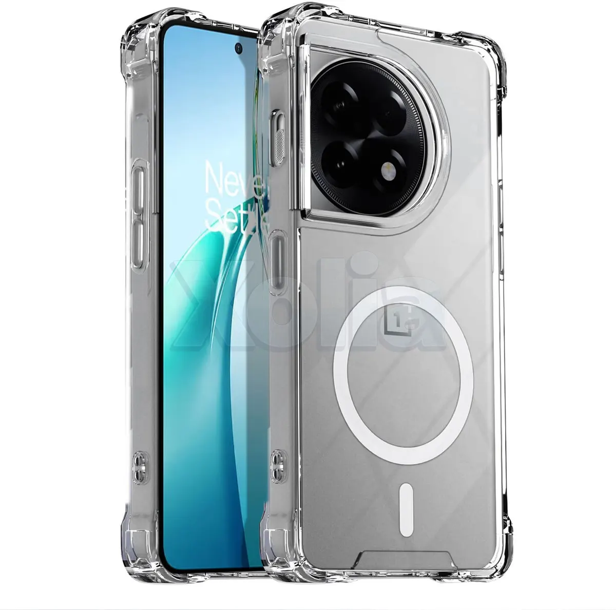 Xolia Back Cover for OnePlus 11R 5G (Transparent, Shock Proof, Polycarbonate, Silicon, Pack of: 1)