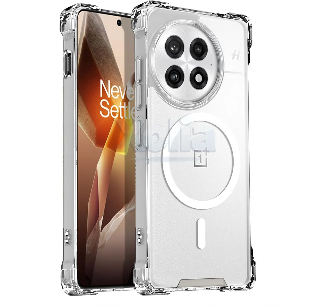Xolia Back Cover for OnePlus 13 5G (Transparent, Shock Proof, Polycarbonate, Silicon, Pack of: 1)