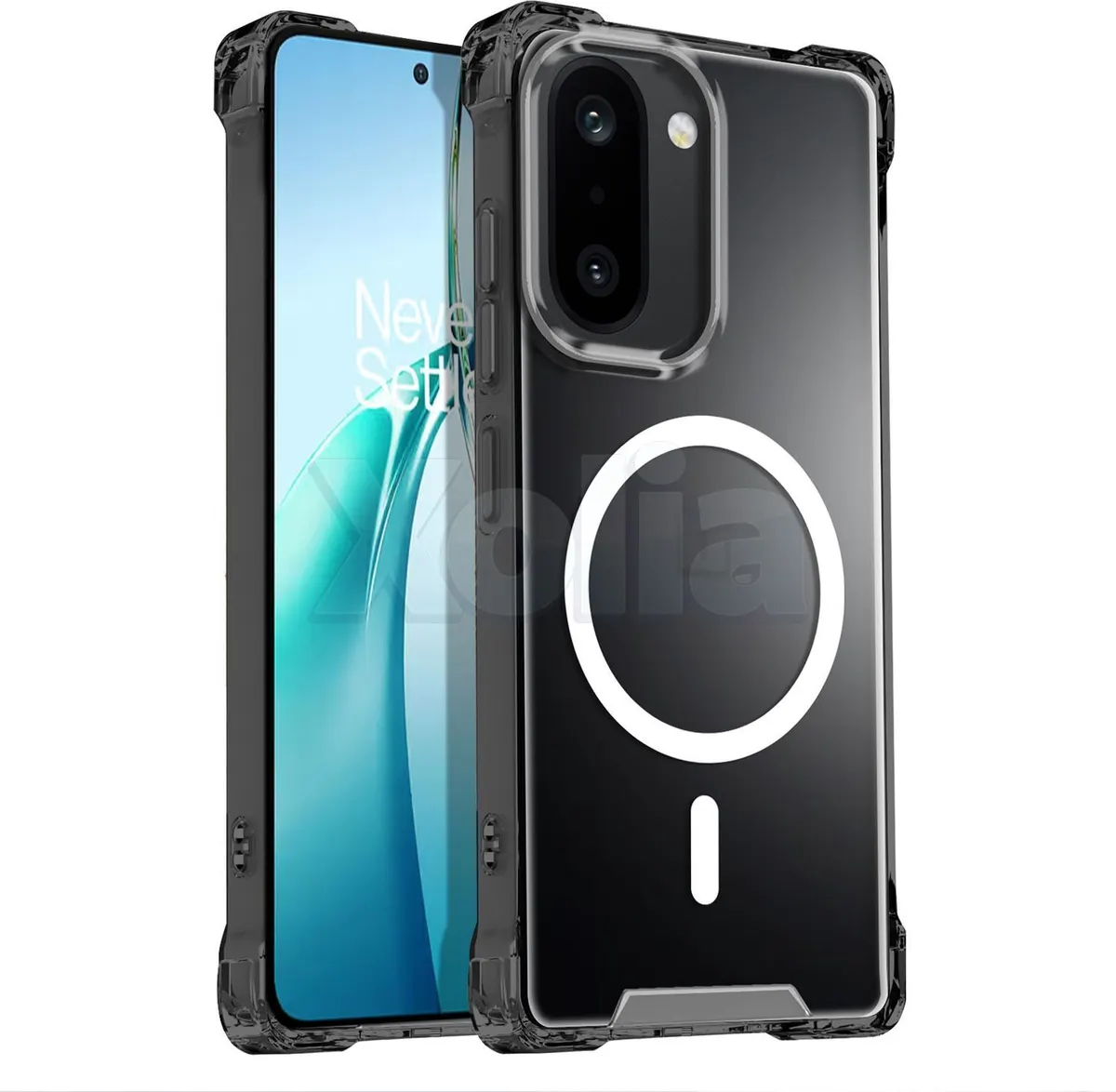 Xolia Back Cover for OnePlus 15r 5G (Transparent, Shock Proof, Polycarbonate, Silicon, Pack of: 1)
