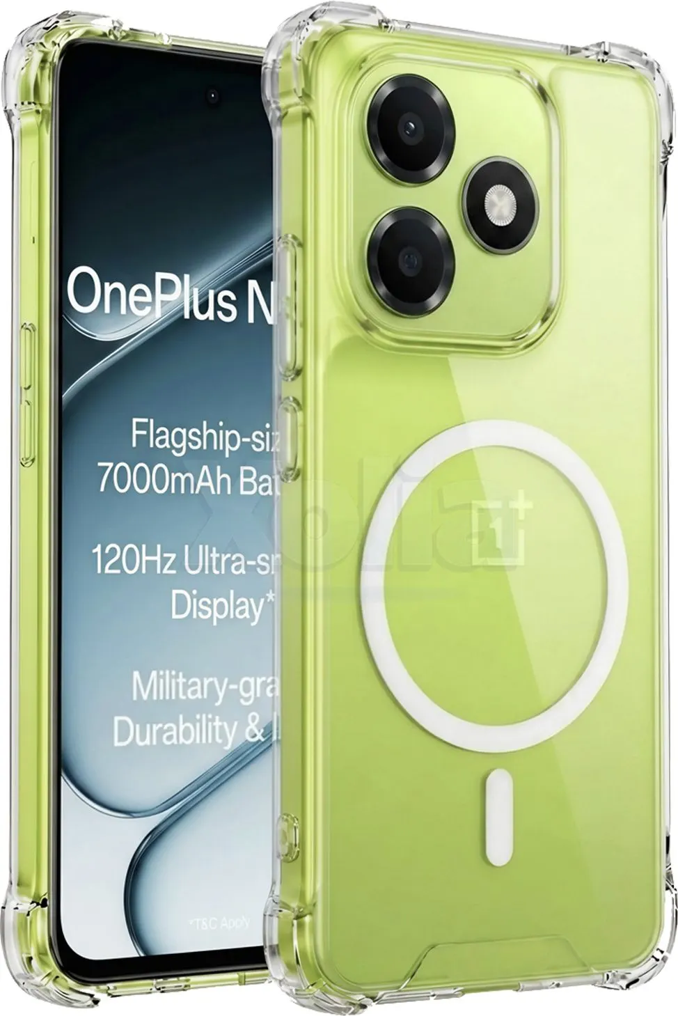 Xolia Back Cover for Oneplus N6 Lite 5G (Transparent, Shock Proof, Polycarbonate, Silicon, Pack of: 1)
