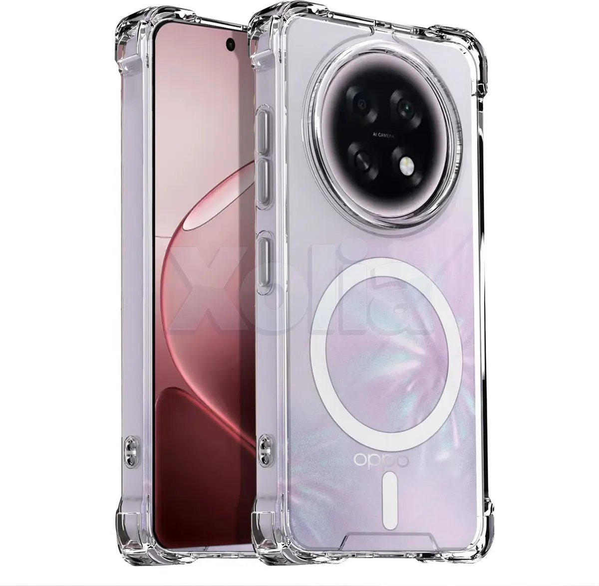 Xolia Back Cover for OPPO F31 Pro Plus 5G (Transparent, Shock Proof, Polycarbonate, Silicon, Pack of: 1)