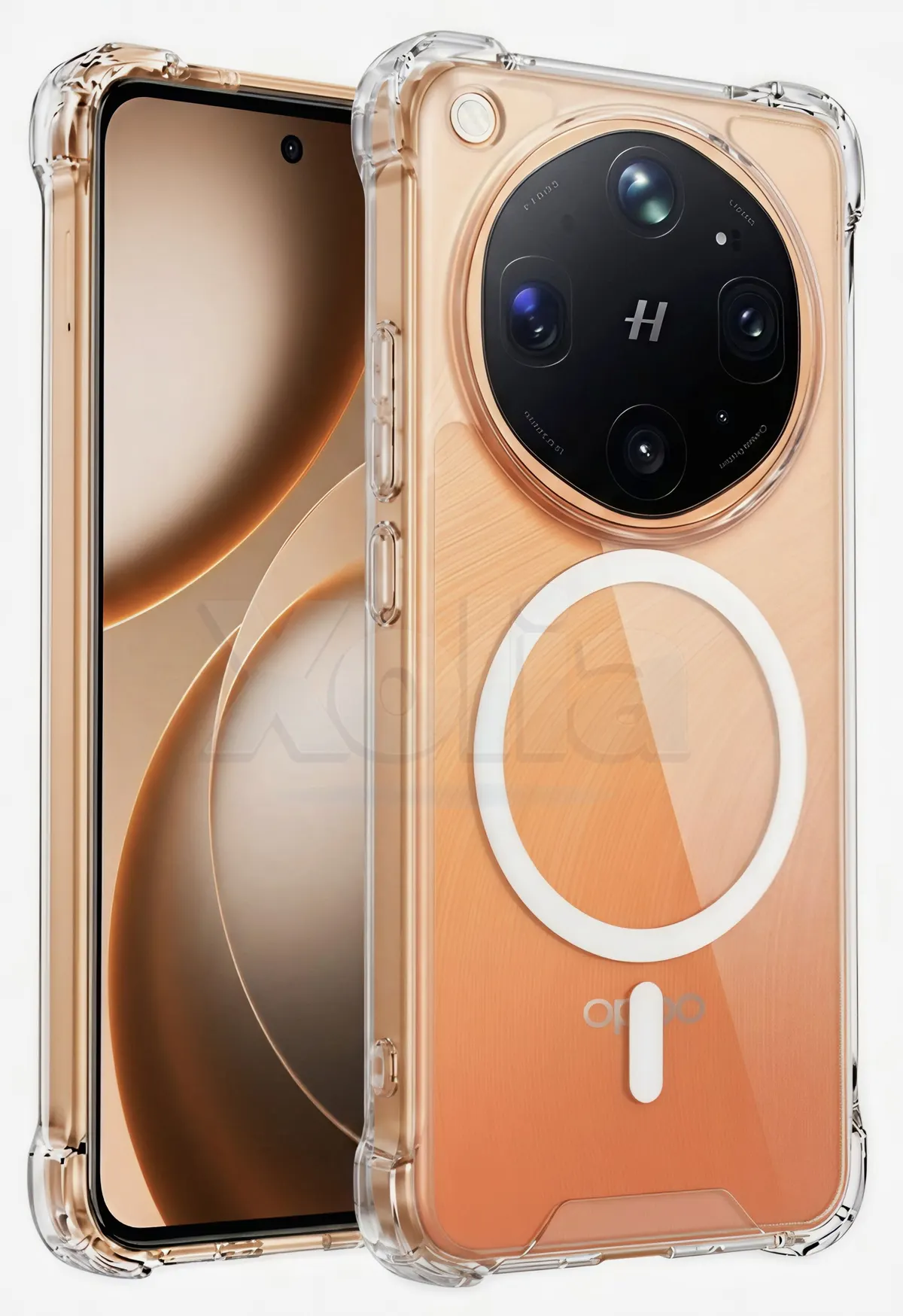 Xolia Back Cover for OPPO Find X9 Ultra 5G (Transparent, Shock Proof, Polycarbonate, Silicon, Pack of: 1)