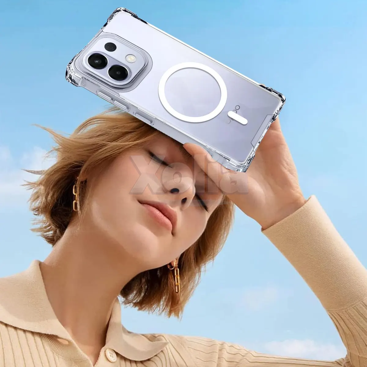 Xolia Back Cover for OPPO K13 5G (Transparent, Shock Proof, Polycarbonate, Silicon, Pack of: 1) — image 5 of 5
