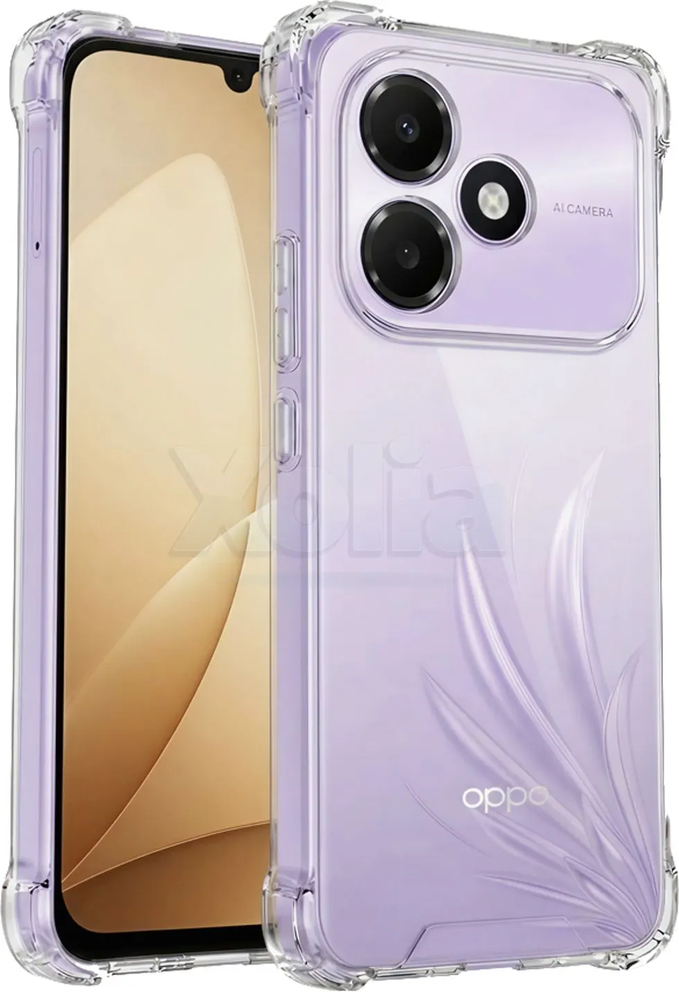 Xolia Back Cover for Oppo K14 Lite 5G (Transparent, Shock Proof, Polycarbonate, Silicon, Pack of: 1)