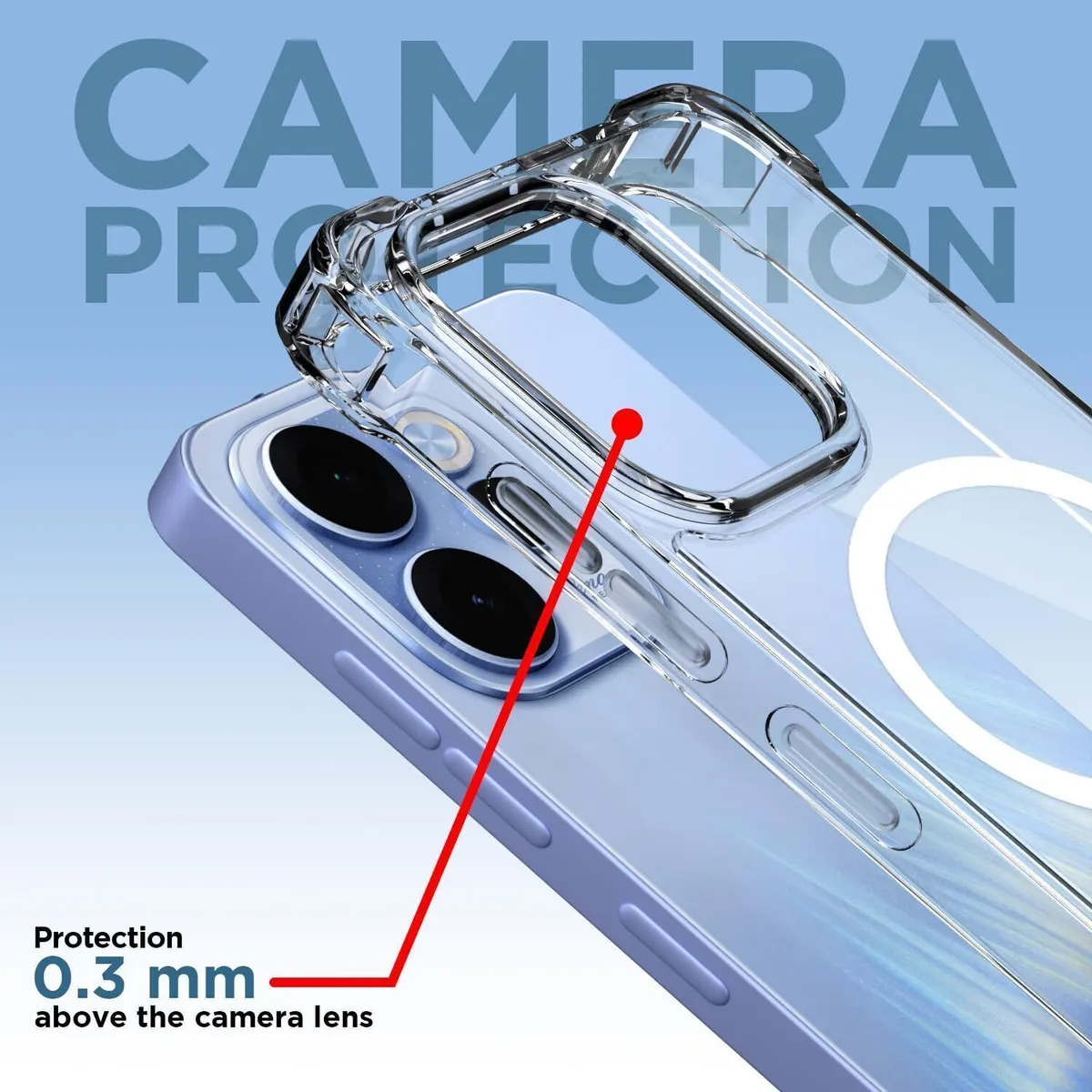 Xolia Back Cover for Oppo Reno 15 Pro Mini 5G (Transparent, Shock Proof, Polycarbonate, Silicon, Pack of: 1) — image 3 of 5