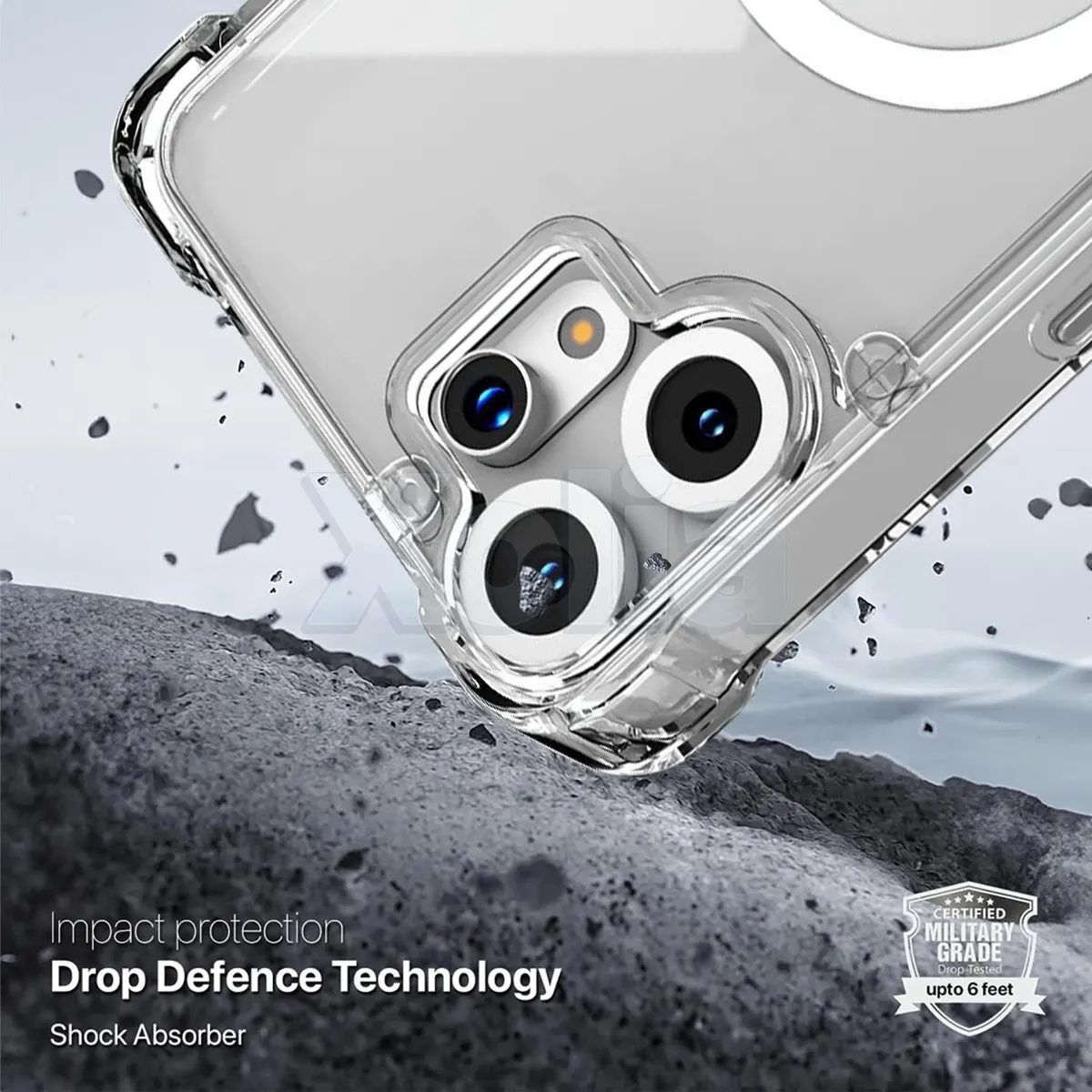 Xolia Back Cover for CMF by Nothing Phone 2 Pro 5G (Transparent, Shock Proof, Polycarbonate, Silicon, Pack of: 1) — image 4 of 5