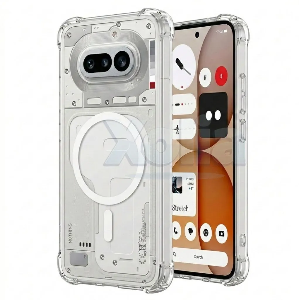Xolia Back Cover for Nothing Phone 4a 5G (Transparent, Shock Proof, Polycarbonate, Silicon, Pack of: 1)