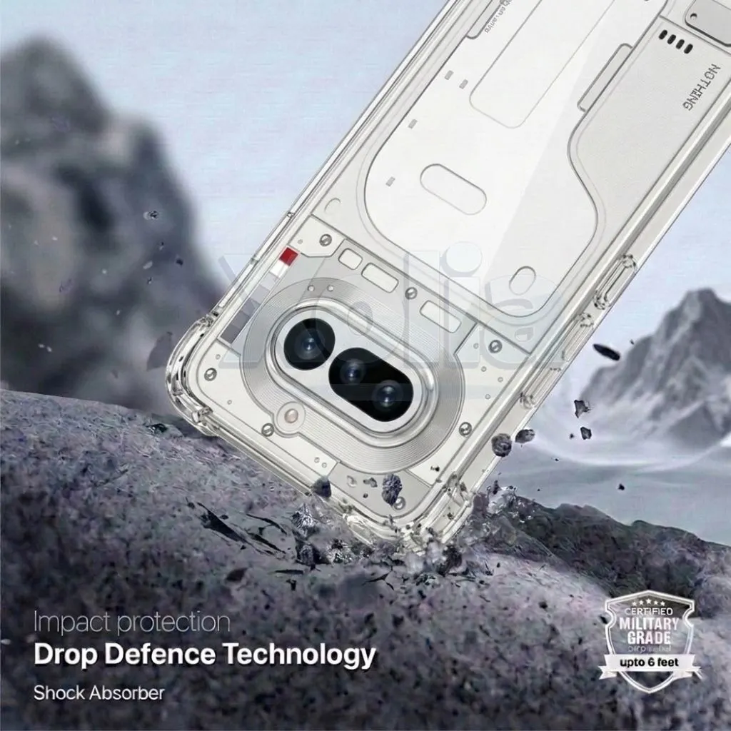 Xolia Back Cover for Nothing Phone 4a 5G (Transparent, Shock Proof, Polycarbonate, Silicon, Pack of: 1) — image 3 of 5