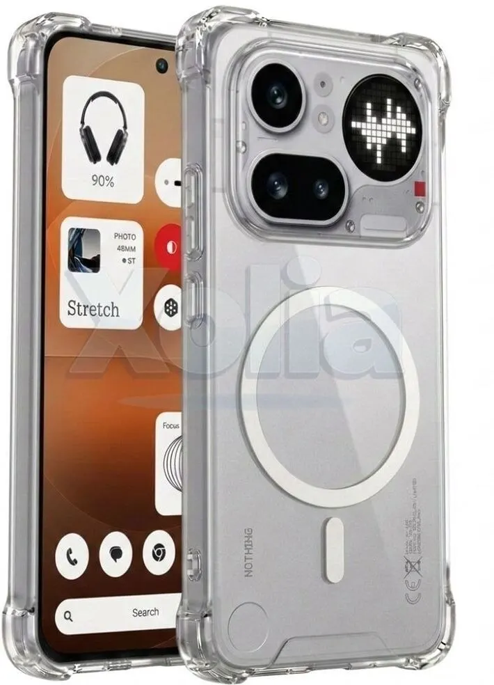 Xolia Back Cover for Nothing Phone 4a Pro 5G (Transparent, Shock Proof, Polycarbonate, Silicon, Pack of: 1)