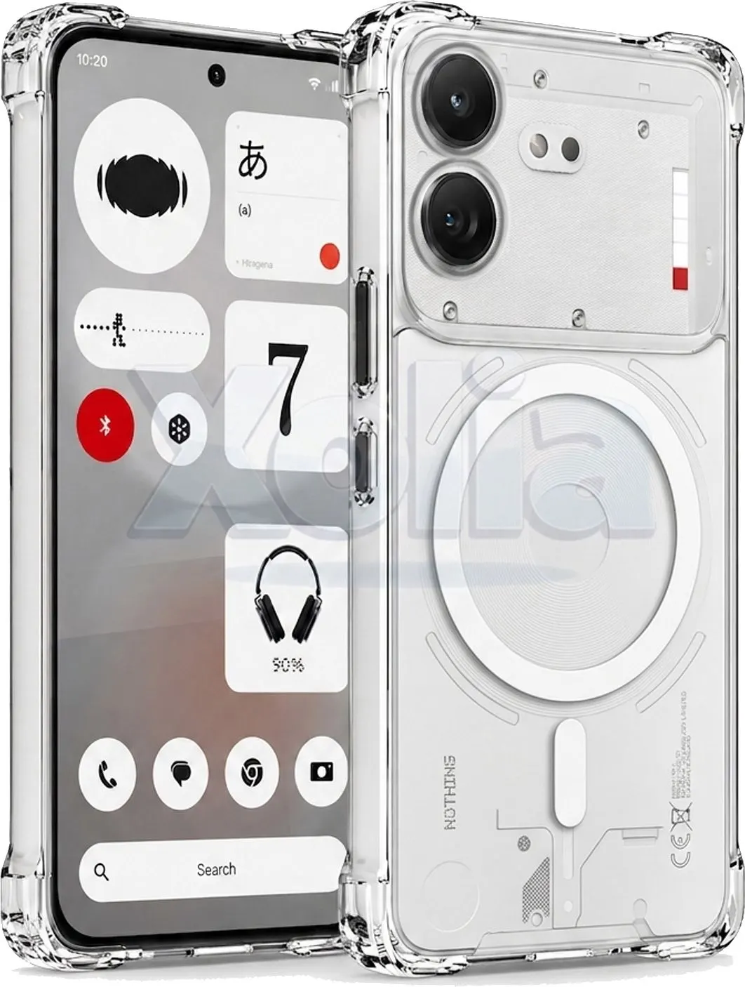 Xolia Back Cover for Nothing Phone 4b 5G (Transparent, Shock Proof, Polycarbonate, Silicon, Pack of: 1)