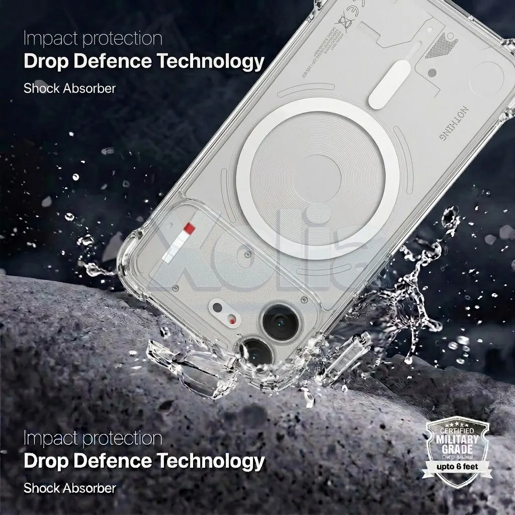 Xolia Back Cover for Nothing Phone 4b 5G (Transparent, Shock Proof, Polycarbonate, Silicon, Pack of: 1) — image 2 of 4