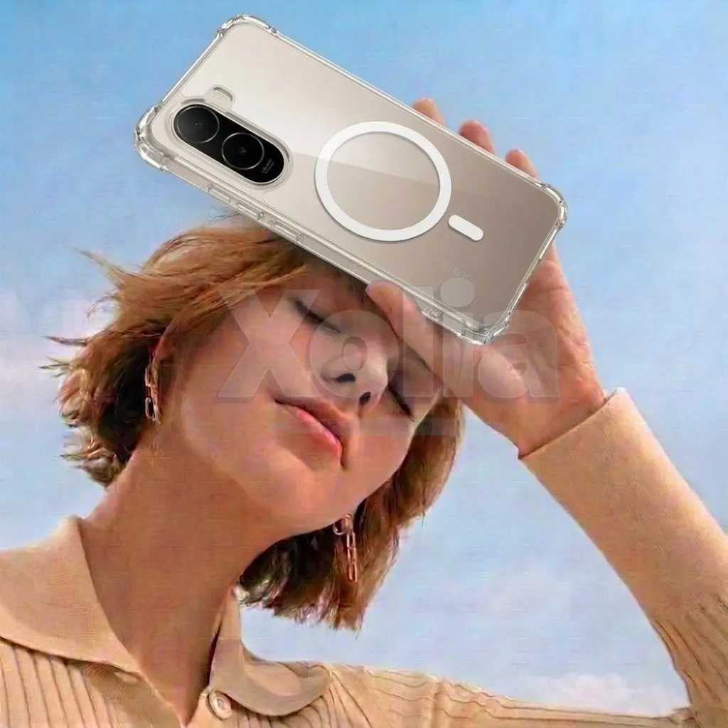 Xolia Back Cover for Poco C85x 5G (Transparent, Shock Proof, Polycarbonate, Silicon, Pack of: 1) — image 4 of 4