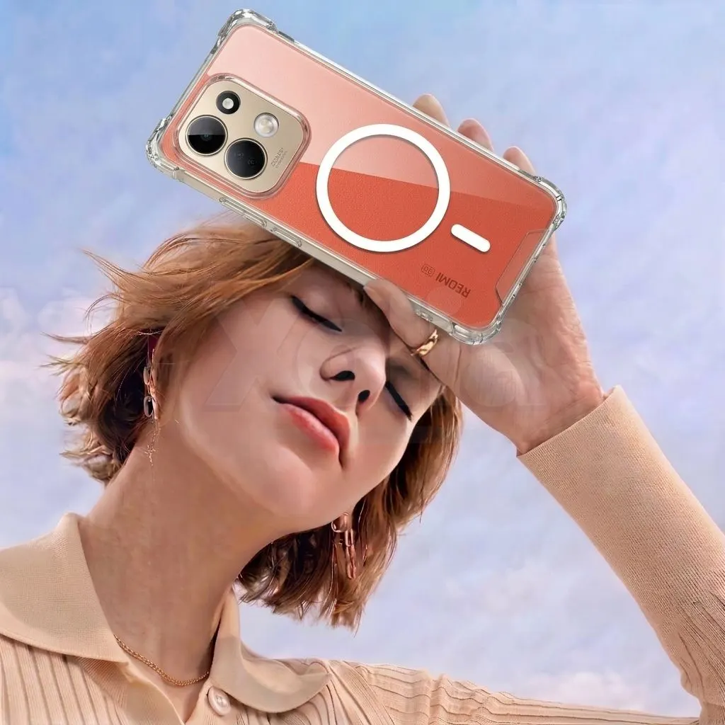 Xolia Back Cover for Redmi 17 5G (Transparent, Shock Proof, Polycarbonate, Silicon, Pack of: 1) — image 3 of 3