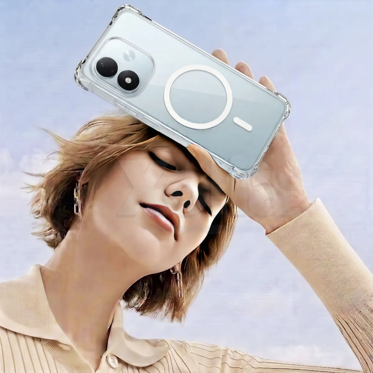 Xolia Back Cover for Redmi Note 17 5G (Transparent, Shock Proof, Polycarbonate, Silicon, Pack of: 1) — image 3 of 3