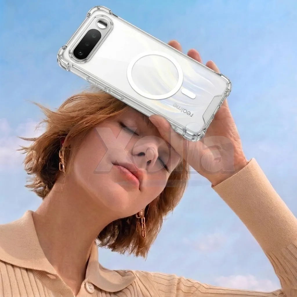 Xolia Back Cover for Realme 16 5G (Transparent, Shock Proof, Polycarbonate, Silicon, Pack of: 1) — image 4 of 4