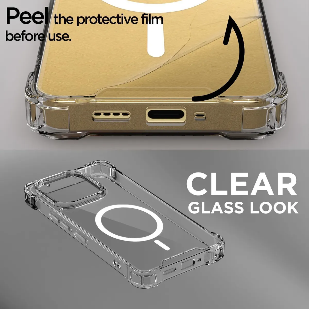 Xolia Back Cover for Realme 16 Pro 5G (Transparent, Shock Proof, Polycarbonate, Silicon, Pack of: 1) — image 5 of 5