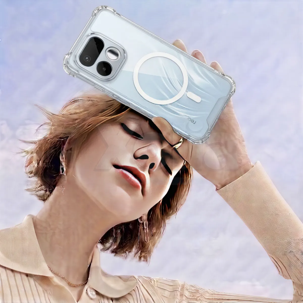 Xolia Back Cover for Realme 16t 5G (Transparent, Shock Proof, Polycarbonate, Silicon, Pack of: 1) — image 4 of 4