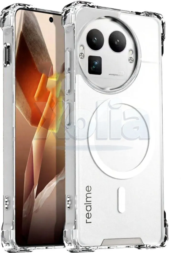 Xolia Back Cover for Realme GT 8 Pro 5G (Transparent, Shock Proof, Polycarbonate, Silicon, Pack of: 1)