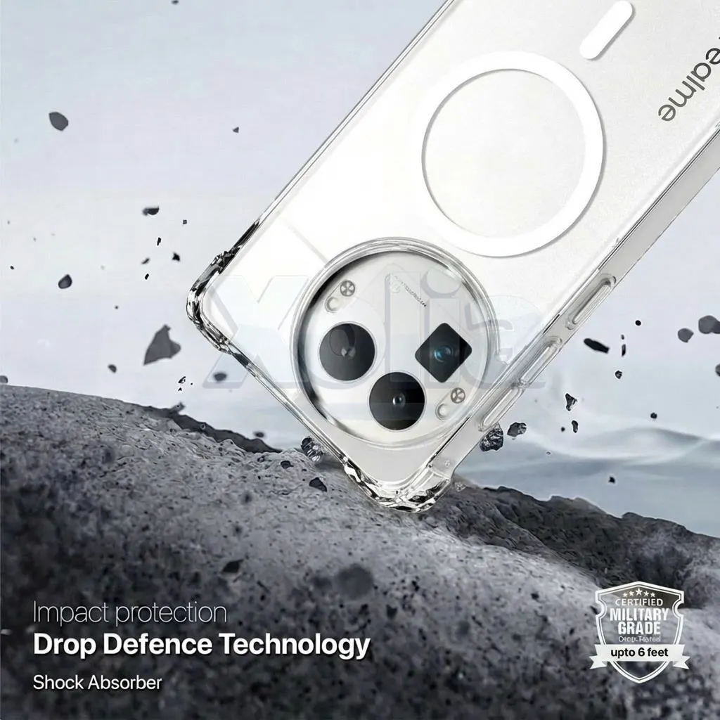 Xolia Back Cover for Realme GT 8 Pro 5G (Transparent, Shock Proof, Polycarbonate, Silicon, Pack of: 1) — image 3 of 5