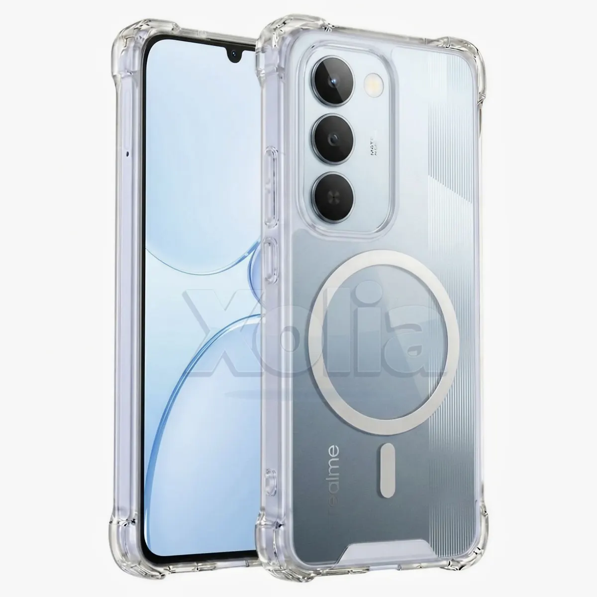 Xolia Back Cover for Realme Narzo 100 Lite 5G (Transparent, Shock Proof, Polycarbonate, Silicon, Pack of: 1)
