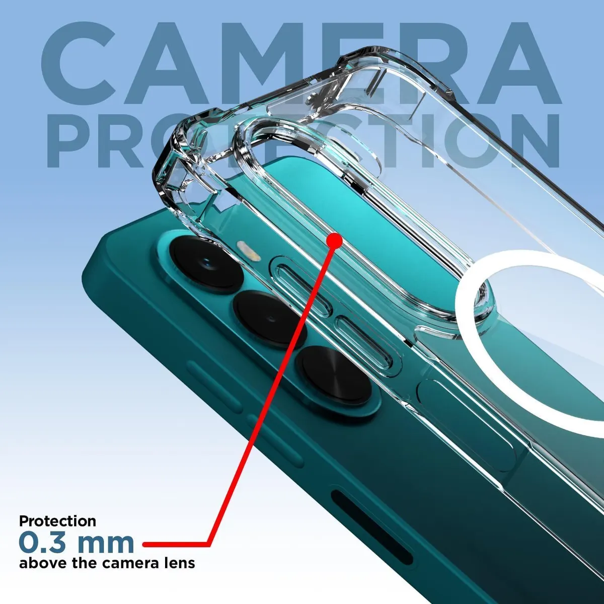 Xolia Back Cover for Realme P4x 5G (Transparent, Shock Proof, Polycarbonate, Silicon, Pack of: 1) — image 4 of 5