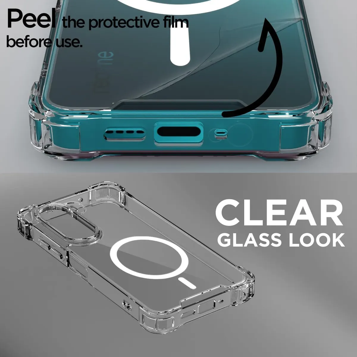 Xolia Back Cover for Realme P4x 5G (Transparent, Shock Proof, Polycarbonate, Silicon, Pack of: 1) — image 5 of 5