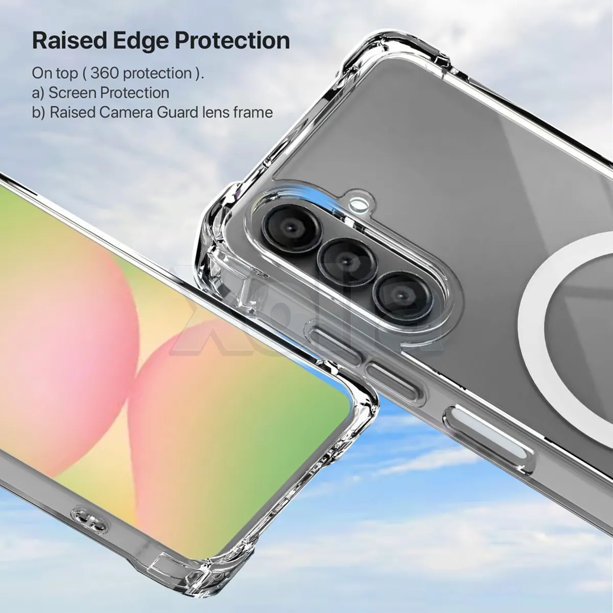 Xolia Back Cover for SAMSUNG GALAXY A15 5G (Transparent, Shock Proof, Polycarbonate, Silicon, Pack of: 1) — image 2 of 5