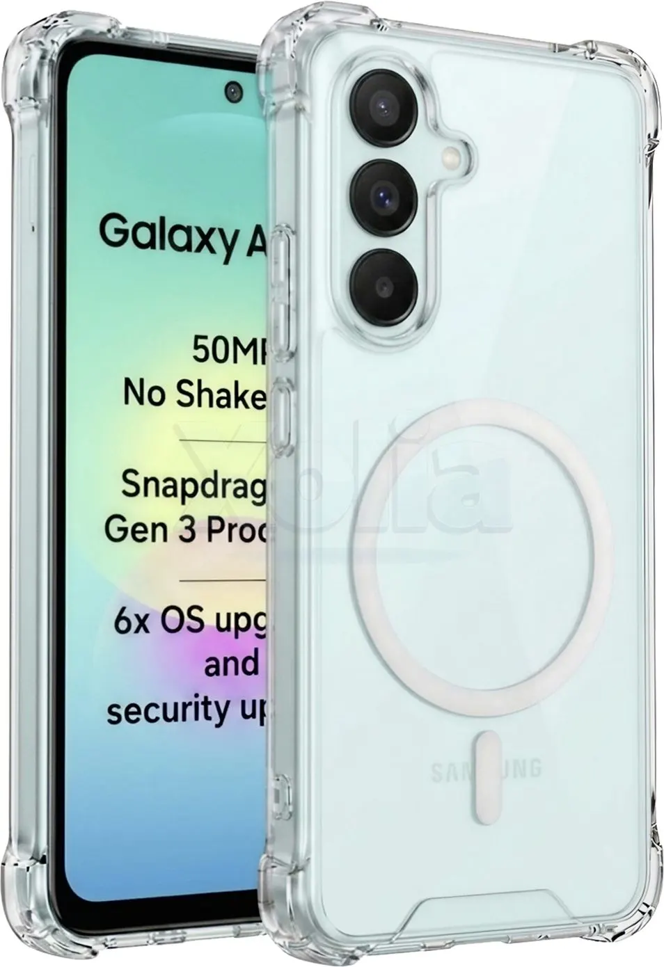 Xolia Back Cover for Samsung Galaxy A27 5G (Transparent, Shock Proof, Polycarbonate, Silicon, Pack of: 1)