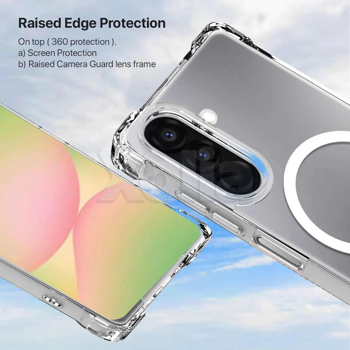 Xolia Back Cover for Samsung Galaxy A56 5G (Transparent, Shock Proof, Polycarbonate, Silicon, Pack of: 1) — image 2 of 5