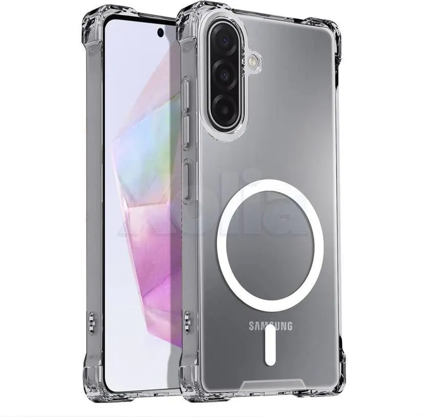 Xolia Back Cover for Samsung Galaxy F17 5G (Transparent, Shock Proof, Polycarbonate, Silicon, Pack of: 1)